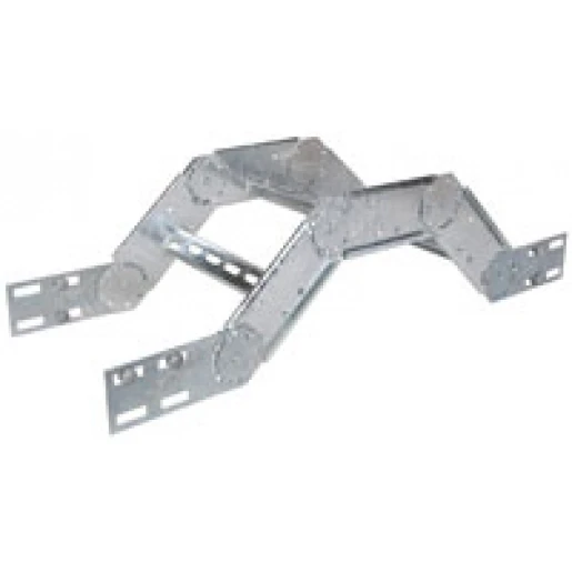 Legrand Swifts bocht / hoekstuk kabelladder verstelbaar 640x100mm RVS RVS RAL 7038 ZAR600SZ