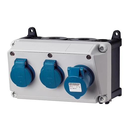 Mennekes AMAXX contactdoos combinatie 1 module