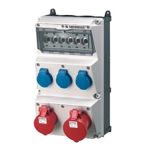 Mennekes AMAXX contactdoos combinatie 3 modules