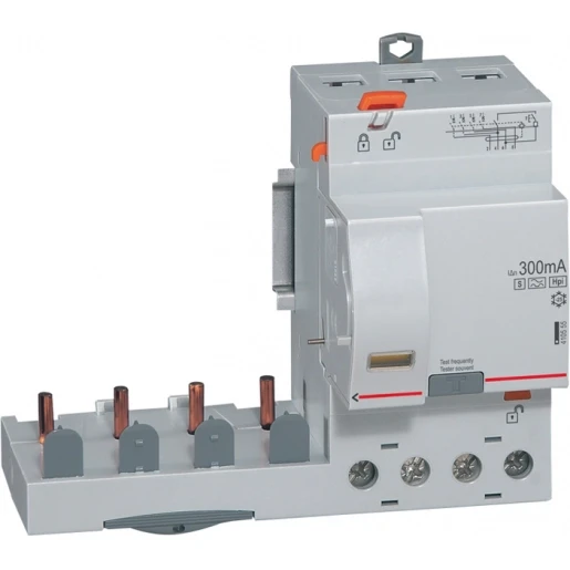 Legrand DX3 AARDLEKBLOK 4P 63A TYPE HPI SELECTIEF 300MA