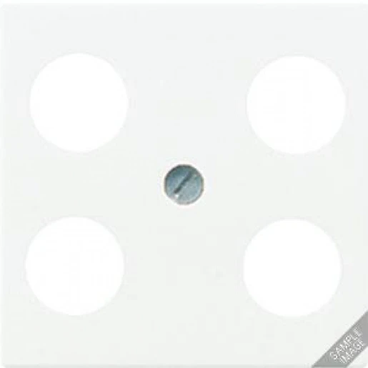 Jung A range centraalplaat- (onderdeel) afdekking a500 champagne Satelliet 4 connectoren Zonder label A561-4SAT1CH