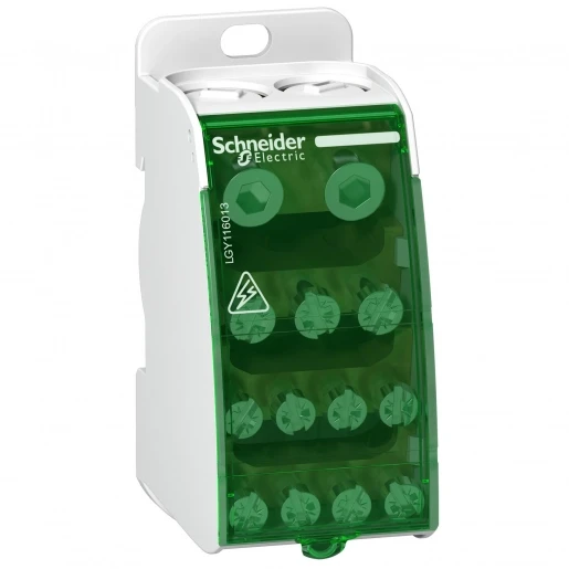Schneider Electric VERDEELBLOK 1P 160A 13 AANSLUITINGEN