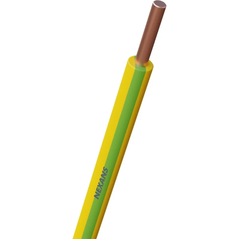 Nexans H07V-U Eca Installatiedraad 4mm² groen/geel 100M 10533292