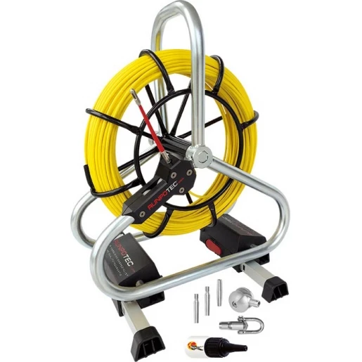 Runpotec Profi Set Glasvezelprofiel RTG6 + haspel Ø4.5 50m 90010057
