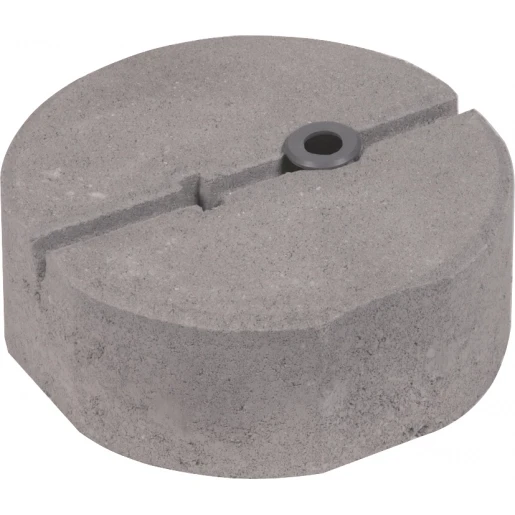 Dehn Concrete base c45/55 8.5kg w.threaded adapter m16 d 240mm h 90mm-kit