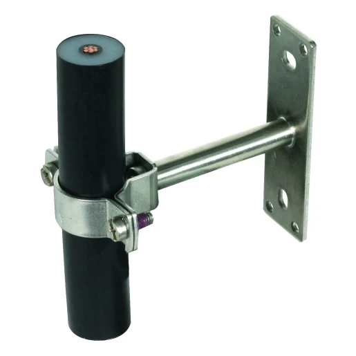 Dehn Hvi ex w85 holder f.conductor d 20mm distance 85mm w.fixing plate st