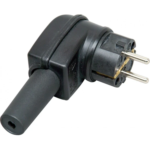 Kopp Stekker rubber ip44 haaks z.ean