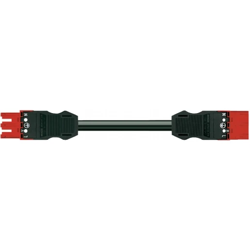 Wago SERIE 771 Patchkabel gebouwinstallatie 3p Contrastekker (female) Stekker 2000mm