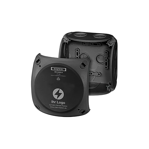 Hensel MB Kabeldoos IP66 BM2 zonder klem M20/25 membranen Zwart
