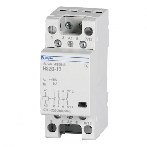 Doepke Magneetschakelaar 25A 3NO 1NC AC 230V 09980410