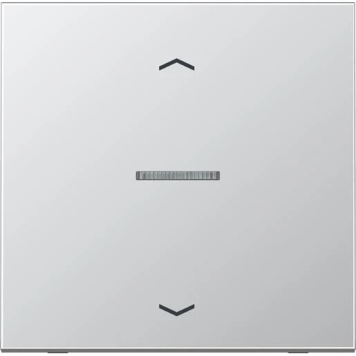 Jung LS range tastafdekking standaard pijlen enkelvoudig Mat aluminium RAL 9006 FMAL1700P