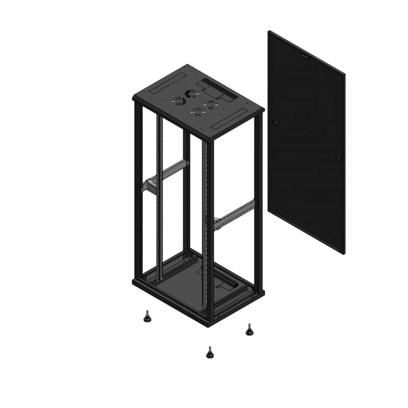 Gigamedia Vloer patchkast SP PAR EX 19" 36HE 800x600mm Zwart GGM 703686SPPAREX