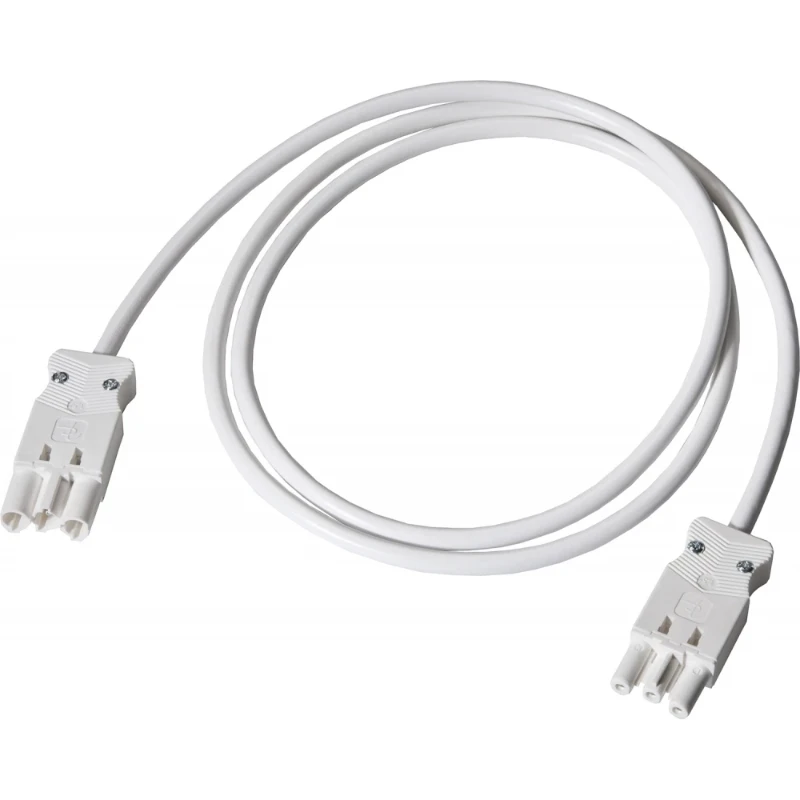 Martin Kaiser Patchkabel ra naar AC166 female wit snoer 1m