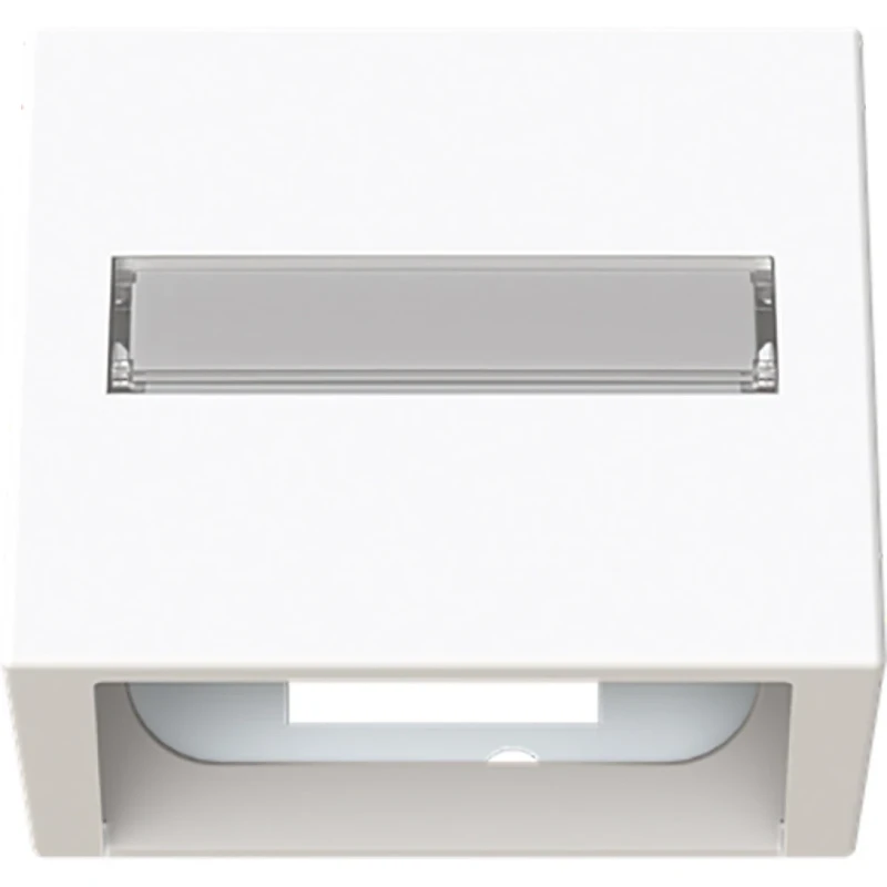 ABB Busch-Jaeger Art linear Centraalplaat verticale data-aansluiting Voor dataansluitkast Basiselement met bovendeel behuizing Met label wit 2CKA001724A4456