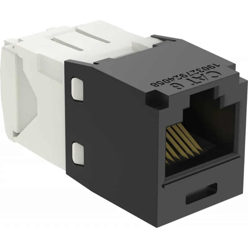 Panduit Modulaire connector mini jack zwart cat 6 zwart rj45 8(8)