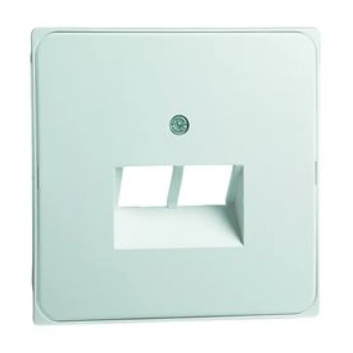 Peha Dialog Centraalplaat UAE/IAE 2 connectoren Zonder label wit 00787511