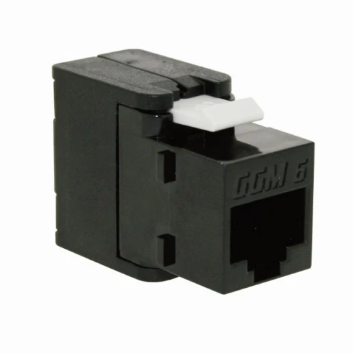Gigamedia Cat6 UTP toolless keystone jack zwart