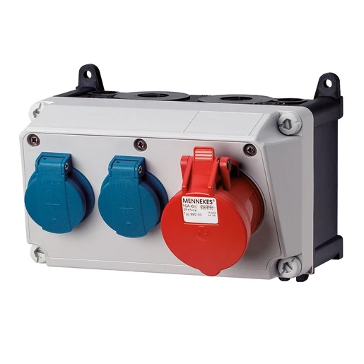 Mennekes AMAXX contactdoos combinatie 1 module