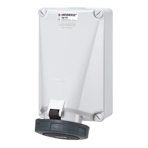 Mennekes Wandcontactdoos 125A 4P 7H 500V IP67