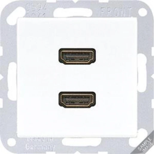 Jung A range afdekking a500 2x hdmi MAA1133ANM