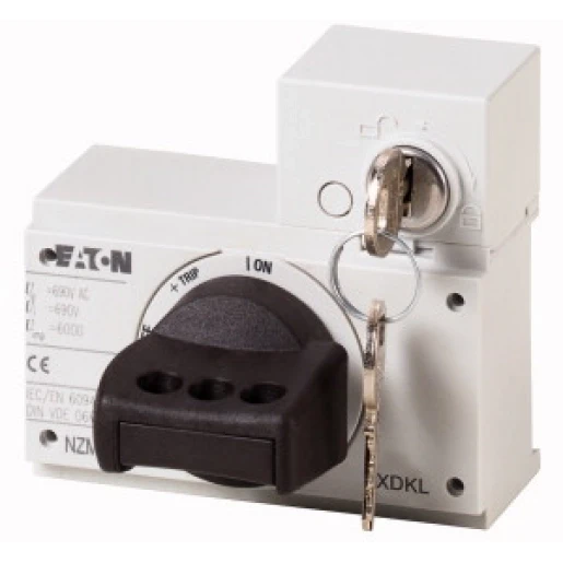 Eaton BEDIENINGSKNOP NZM1 ZWART INCL.CILINDERSLOT