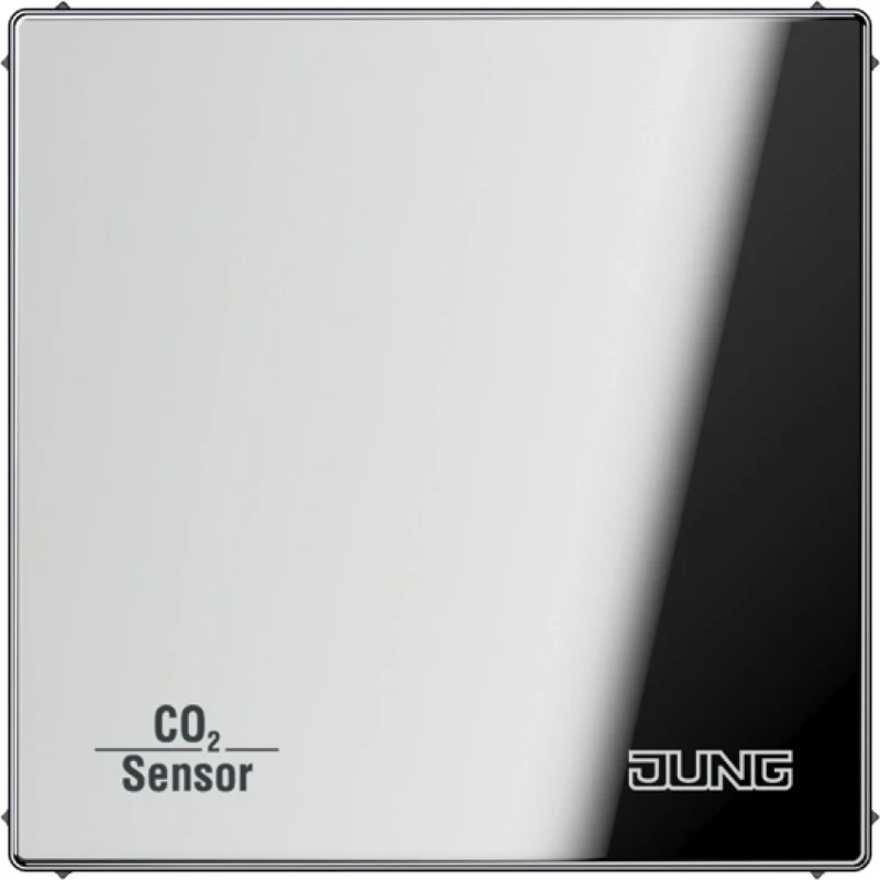 Jung LS range CO2-sensor chroom inbouw CO2GCR2178