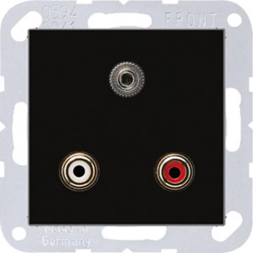 Jung A range afdekking a500 audio/jack MAA1011SW
