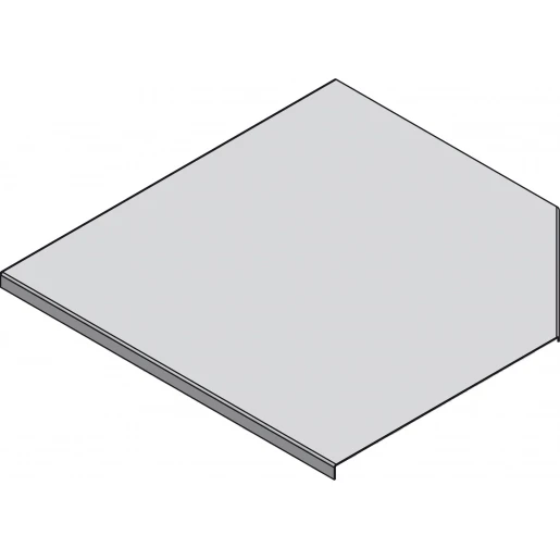 Stago KB184 deksel bocht 90° 500mm Dekselklem Bandverzinkt zink-aluminium CSU80235004