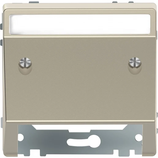 Merten Systeem M Centraalplaat afdekkap - S Basiselement met centrale afdekplaat 1 connector Met label MTN4540-6033