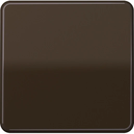 Jung CD range stuurafdekking standaard cd500 enkelvoudig Glanzend bruin RAL 8022 CD1700BR