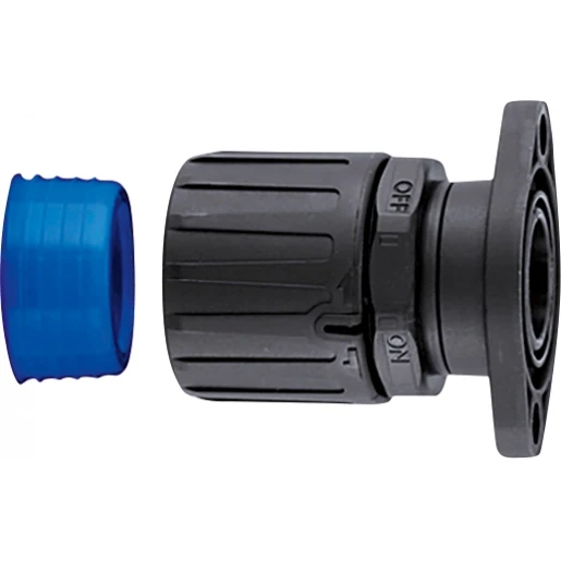 Hellermann Tyton KUNSTSTOF KOPPELING RECHT IP68 MET DRAAIENDE FLENS Ø21MM