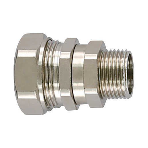 Hellermann Tyton METALEN COMPRESSIEKOPPELING MET DRAAIEND BUITENDRAAD IP65 Ø16MM M20