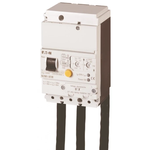 Eaton FOUTSTROOMBEVEILIGING NZM1 3P RECHTS INSTELBAAR