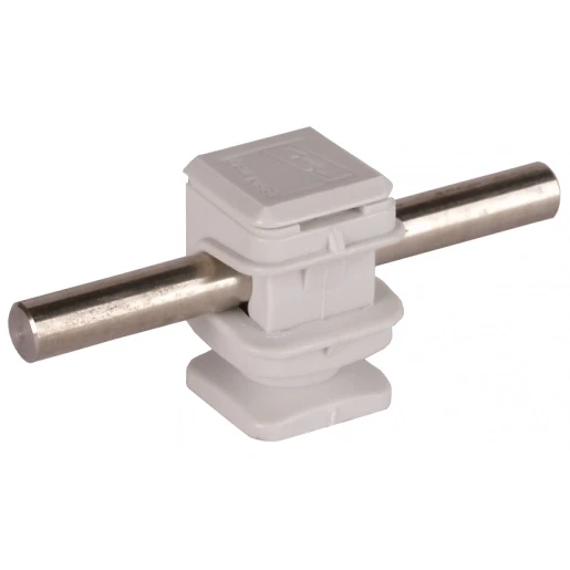 Dehn Conductor holder dehnsnap plastic grey h 16mm f.rd 8mm with m6 thread