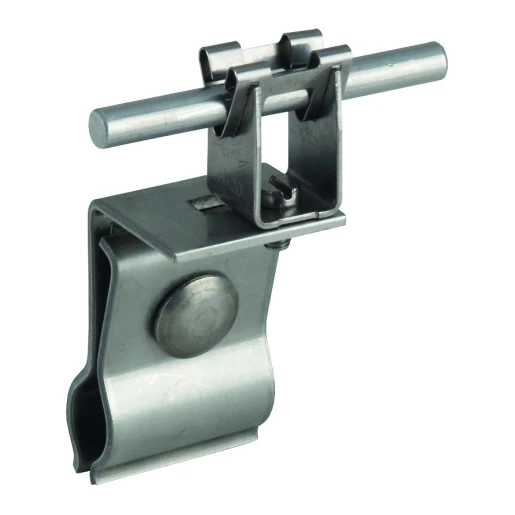 Dehn Roof conductor holder stst f.metal roofs bead rd 20-25mm f.rd 8mm