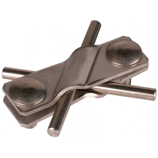 Dehn Sv clamp stst (v4a) f.fl 30/30mm rd 7-10/7-10mm-rd 7-10/fl 30mm