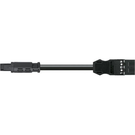 Wago SERIE 774 Patchkabel gebouwinstallatie 3p Contrastekker (female) Stekker 8000mm