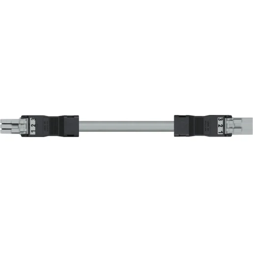 Wago SERIE 891 Patchkabel gebouwinstallatie 3p Contrastekker (female) Stekker 2000mm