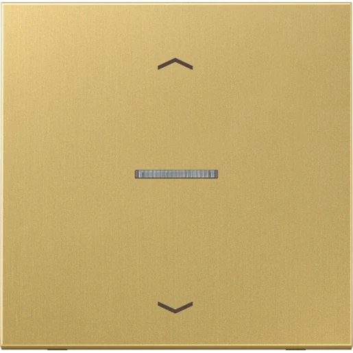 Jung LS range home stuurafdekking pijl messing klassiek enkelvoudig Mat messing BTME17101PC