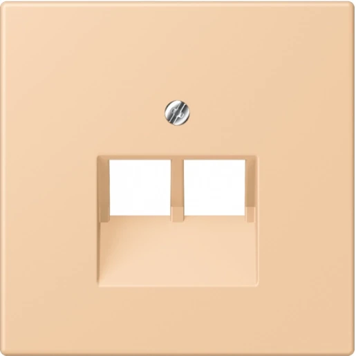 Jung LS range Afdekking centraalplaat LC32122 UAE/IAE 2 connectoren Zonder label LC969-2UA237