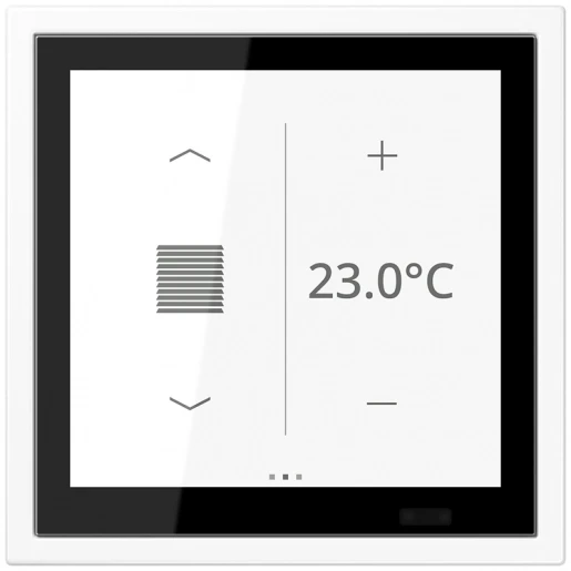 Jung LS range Touch ruimtecontroller KNX wit RAL 9016 LSZ459BFD1SWW