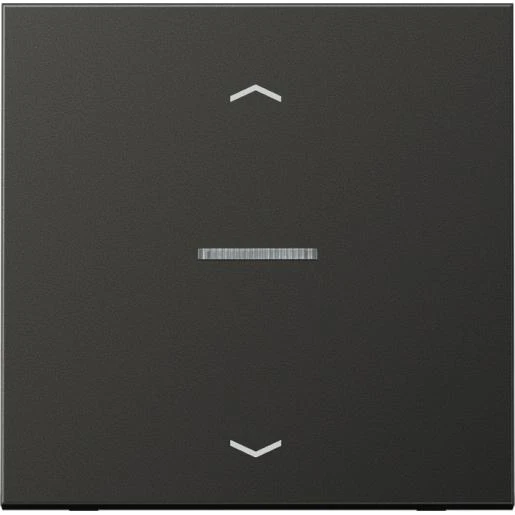 Jung LS range tastafdekking standaard pijlen enkelvoudig Mat antraciet RAL 7016 FMAL1700PAN