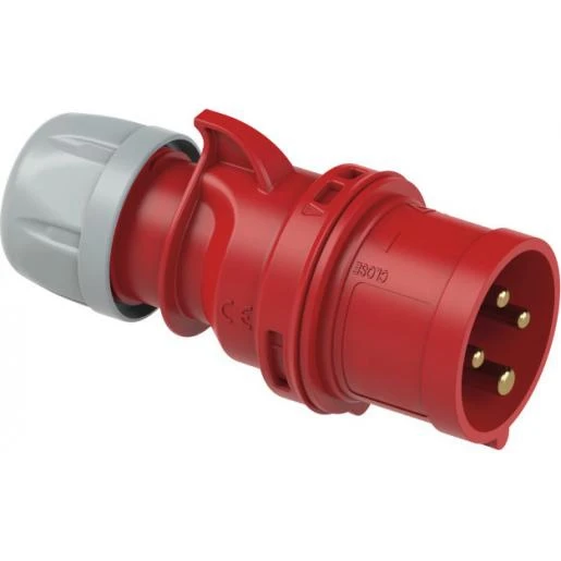 Bizline Rechte steker CEE 32A 3P+T 380/415V IP44