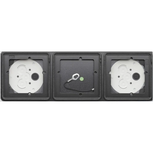 Gira OB-beh. 3-v System 106 verkeerswit(gel.)
