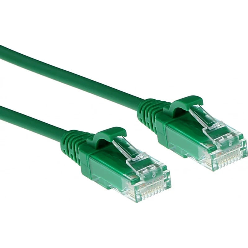 ACT Patchkabel U / UTP Cat6 RJ45 8(8) 0.25M groen DC9752