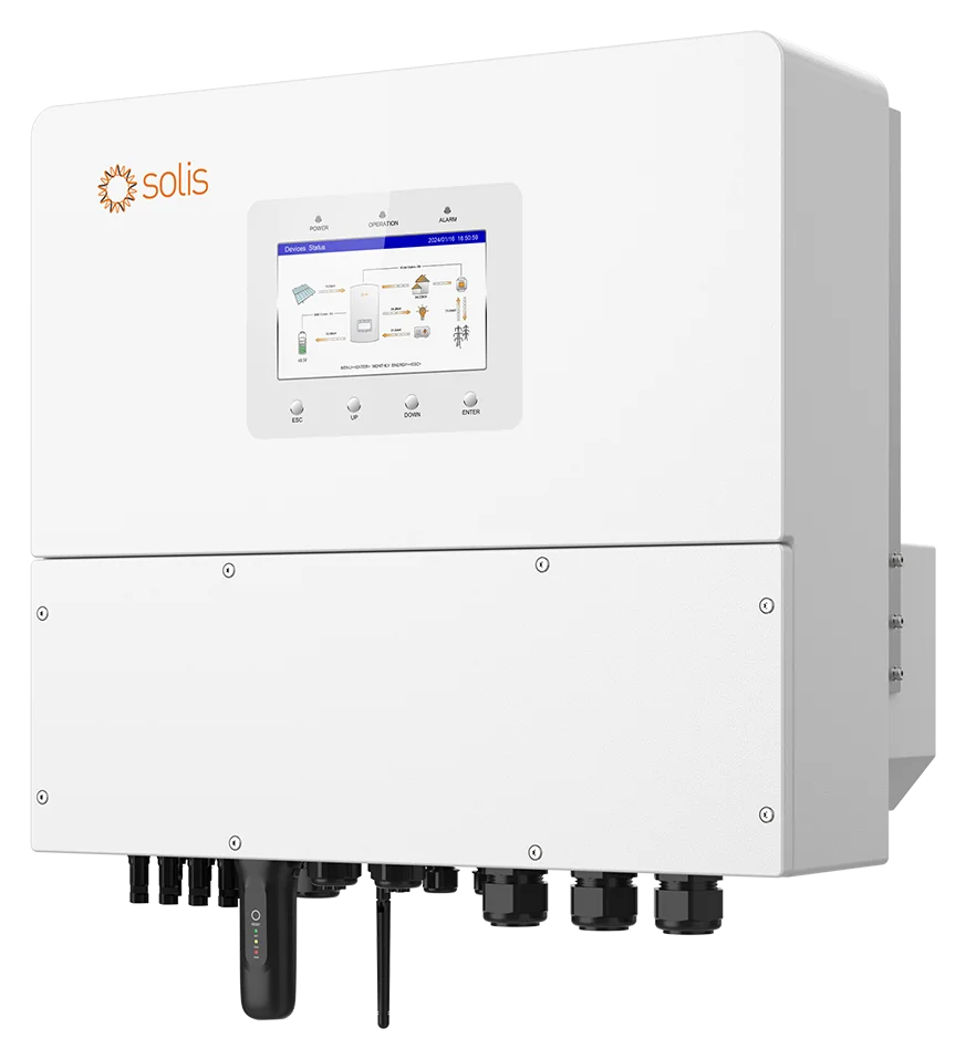 Solis Omvormer EH3P15K, 3-Fase, 4 MPPT 4 IN, WIFI/LAN, US AFCI, Hybride, HV, Energiemeter, 3x CT