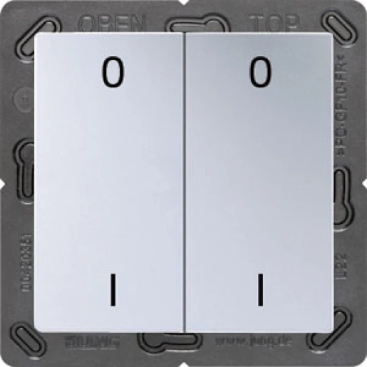 Jung A range enOcean Wandzender A500 + symbolen 4-kanalen Aluminium ENOA595-01AL