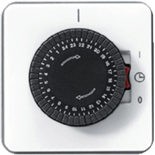 Jung Schakelklok CD500 wit