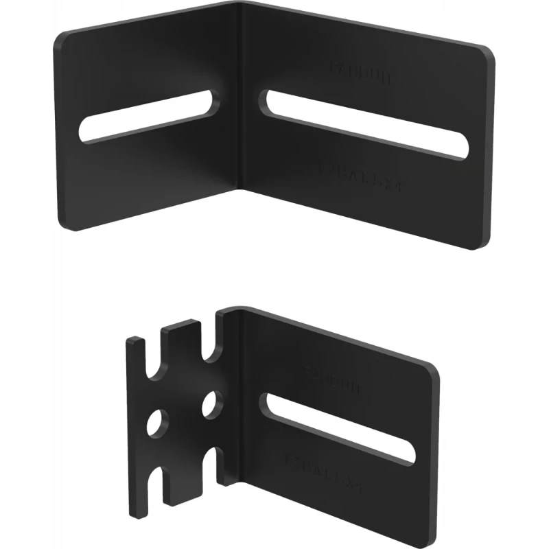 Panduit Fiber Routing Systems Muurbeugel 38 - 101mm 48.3x66mm Staal RAL 9005 FZBA1.5X4