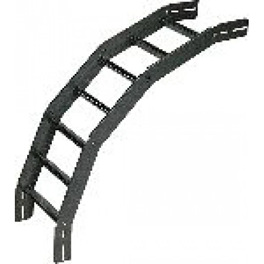 Legrand GLO-4 bocht / hoekstuk kabelladder 90° 400x60mm Staal thvz RAL 7038 8362454